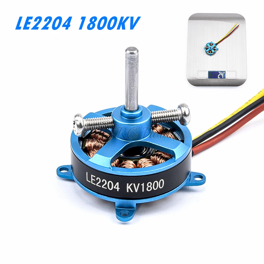 Brushless Motor Thrust Test Stand - คุณภาพสูงL2204 2204 1800KV KV1800 Brushlessมอเตอร์สนับสนุน 2-3SสำหรับKT