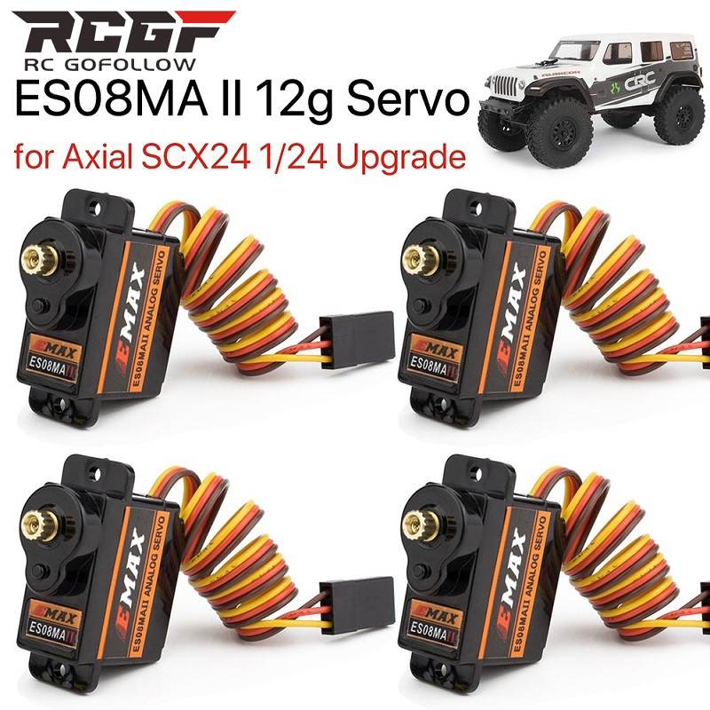 Brushless Motor Thrust Test Stand - 1-4PCS Emax ES08MA IIเซอร์โวมอเตอร์SCX24 Servo 12G