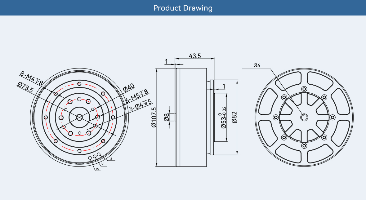 Cubermars AKE90-8 มอเตอร์ขับเค - Bldc Planetary Gear Motor 48V High Torque บทวิจารณ์และราคา